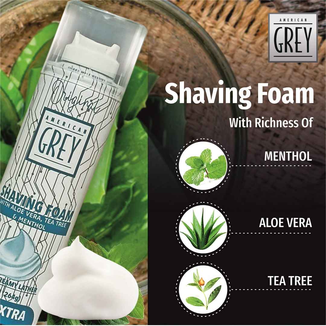 American Grey- Shaving Foam Ingredients